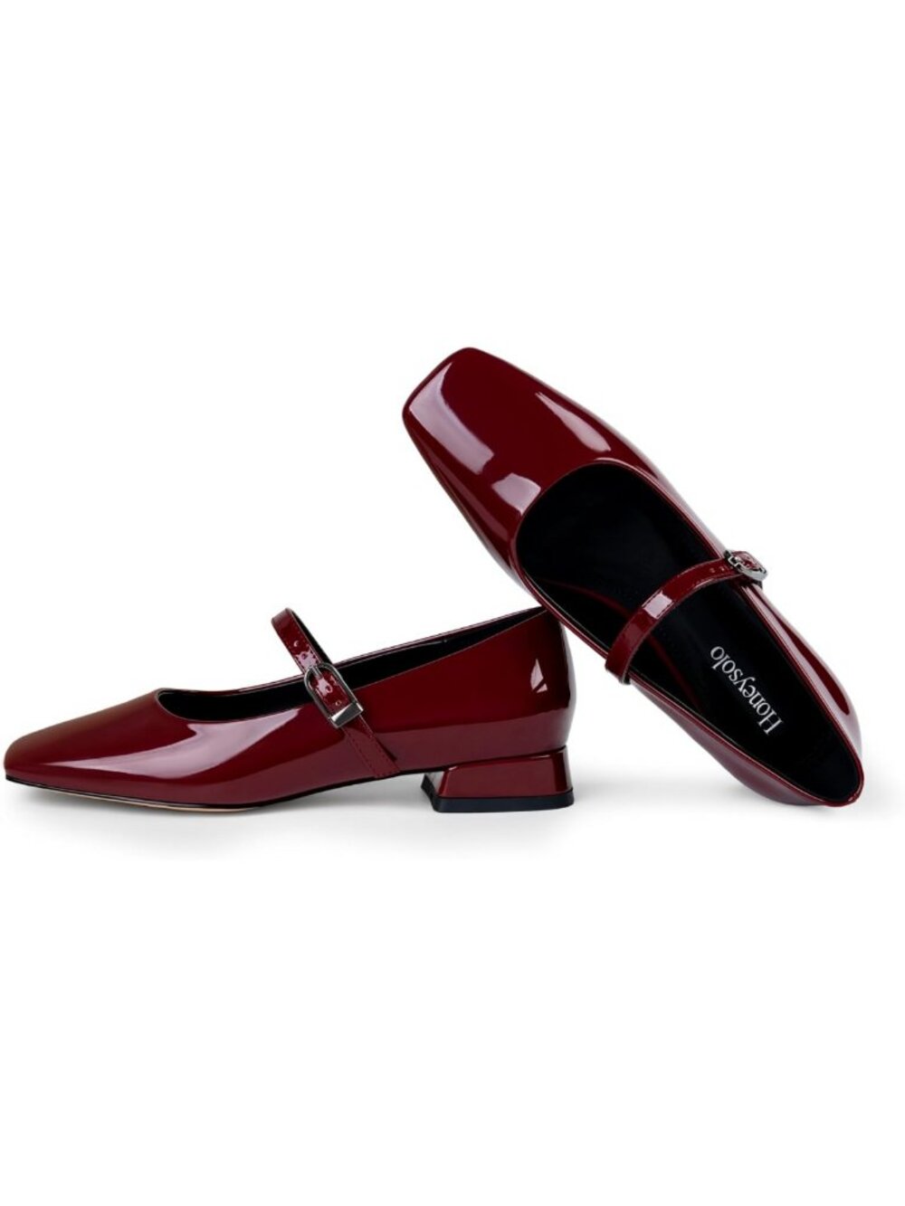 Chic Square Toe Mary Jane Flats | Low Heel Dressy Ballet Shoes for Women